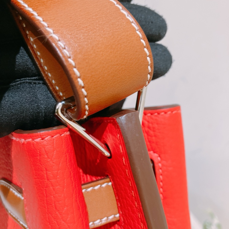 TK1917 HERMES 愛馬仕 凱莉扣帶 單肩 斜挎包 SO KELLY 22CM TOGO ROSE X PHW-20