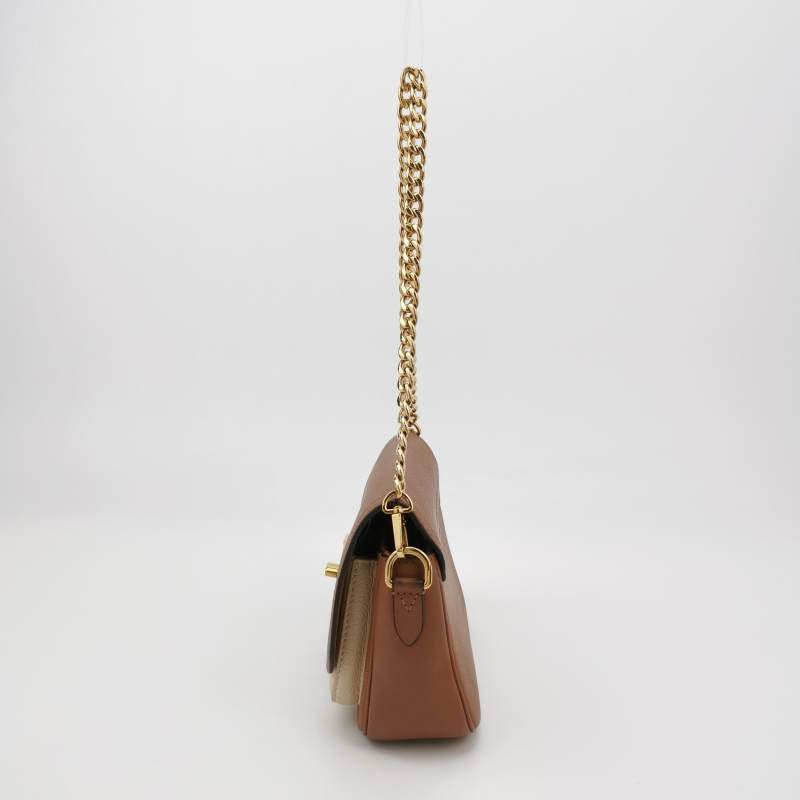 Louis Vuitton(LV)Lockme Tender牛皮拼色LV轉鎖斜挎包單肩包晶片款-2