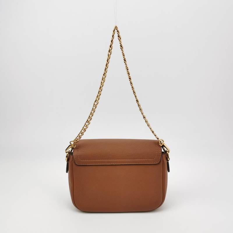 Louis Vuitton(LV)Lockme Tender牛皮拼色LV轉鎖斜挎包單肩包晶片款-4