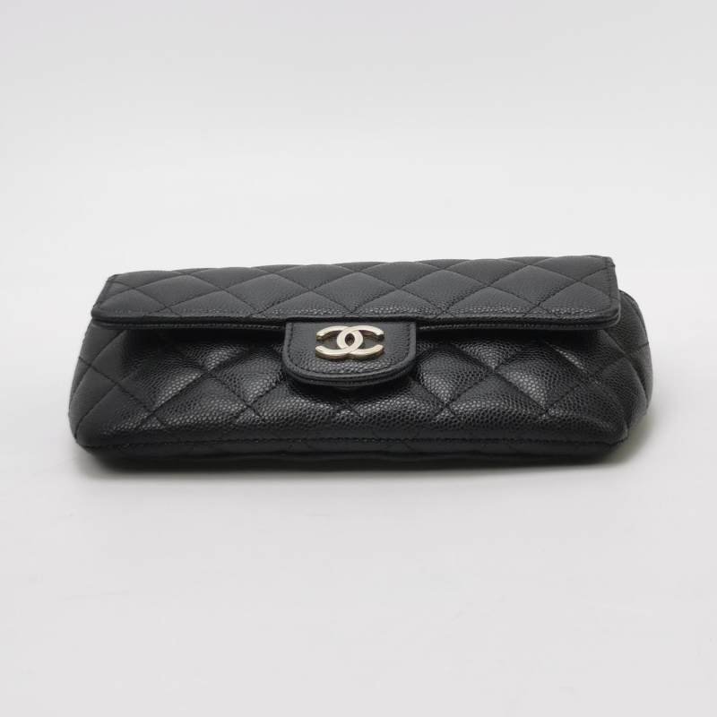 Chanel Flap Bag牛皮純色菱格絎縫雙C標識斜挎包單肩包-5