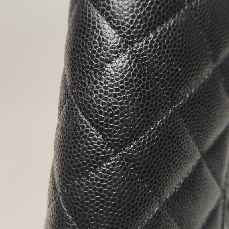 Chanel Flap Bag牛皮純色菱格絎縫雙C標識斜挎包單肩包-13