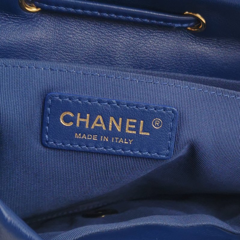 Chanel Urban Spirit牛皮菱格絎縫雙C書包扣雙肩包-7