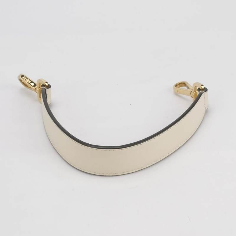 Fendi MonTresor迷你牛皮翻毛皮雙F老花抽繩斜挎包單肩包-8