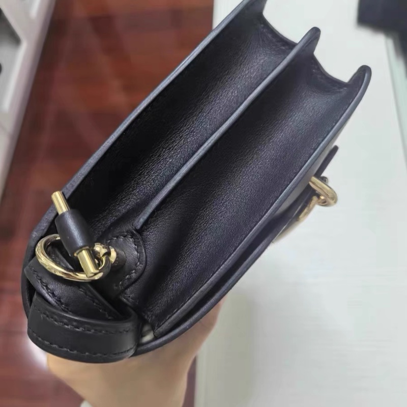 愛馬仕黑金豬鼻包roulis 19 stamp Y-4