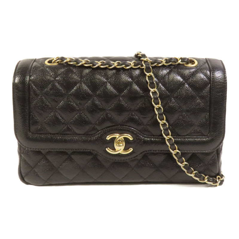 CHANEL 牛皮皮革Shoulder Bag金扣肩背袋-0