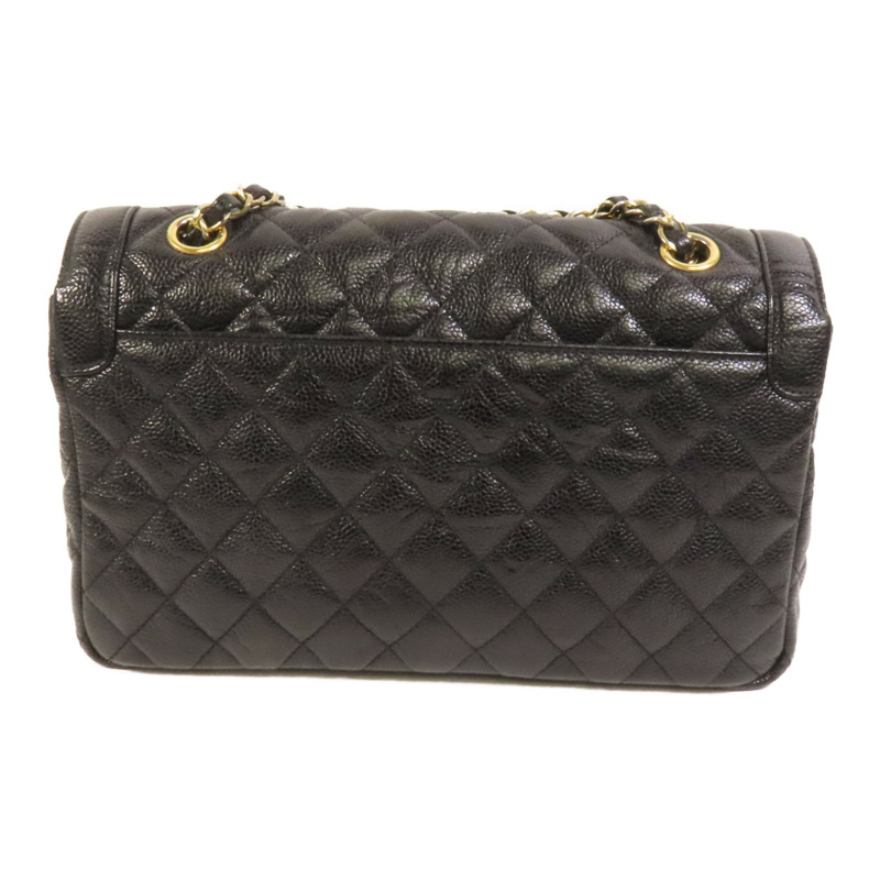 CHANEL 牛皮皮革Shoulder Bag金扣肩背袋-1