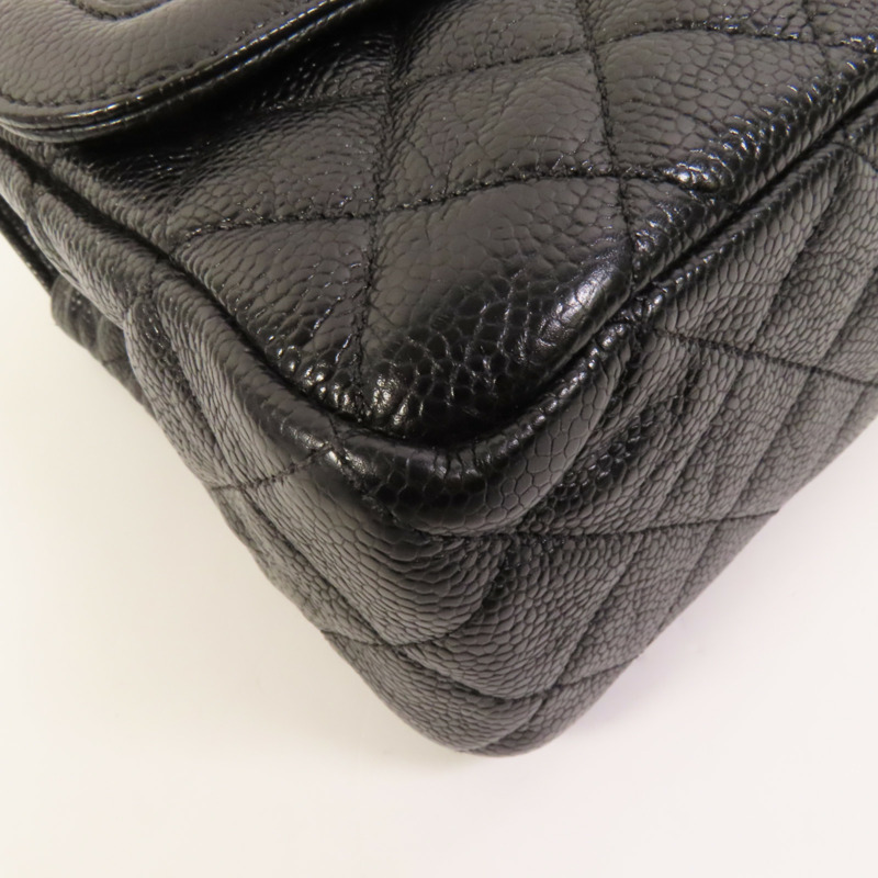 CHANEL 牛皮皮革Shoulder Bag金扣肩背袋-14