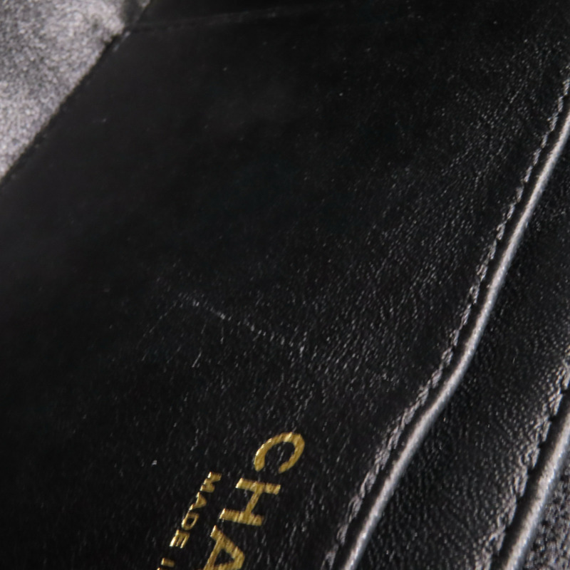 CHANEL 牛皮皮革Shoulder Bag金扣肩背袋-15