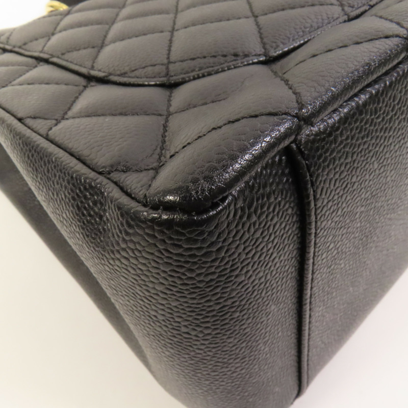 CHANEL 牛皮皮革GST Grand Shopping Tote Bag金扣鏈帶肩背袋-13