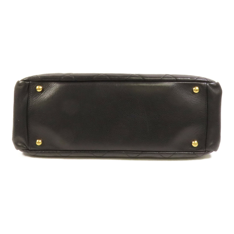 CHANEL 牛皮皮革Timeless CC金扣鏈帶肩背袋-3