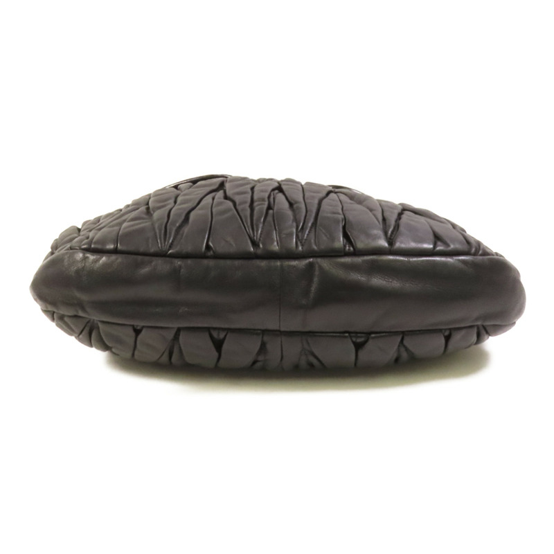 Miu Miu 羊皮皮革2 Way Shoulder金扣手挽肩背兩用袋-3