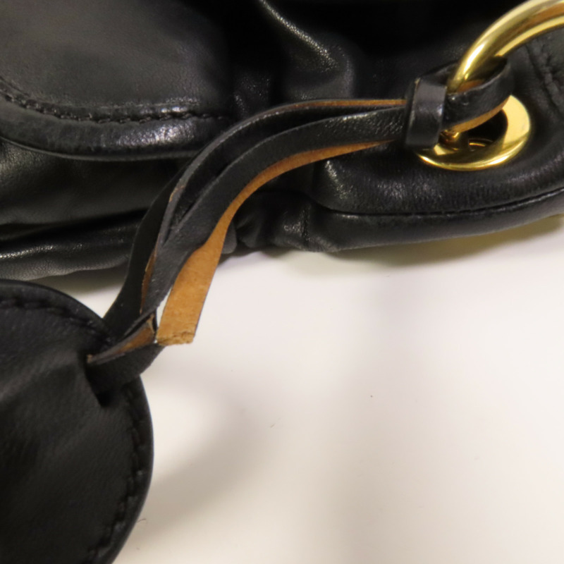 Miu Miu 羊皮皮革2 Way Shoulder金扣手挽肩背兩用袋-18