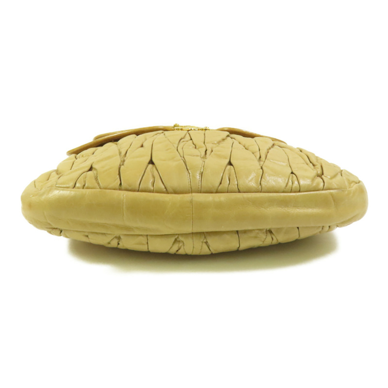 Miu Miu 牛皮皮革2 Way Shoulder金扣手挽肩背兩用袋-3