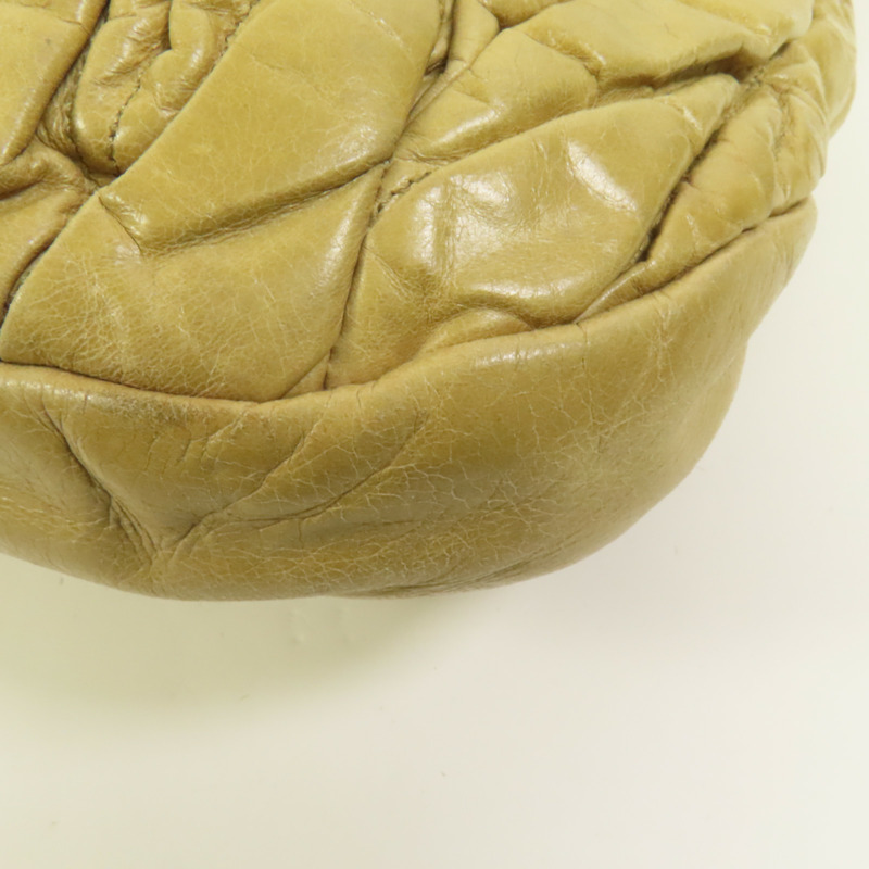 Miu Miu 牛皮皮革2 Way Shoulder金扣手挽肩背兩用袋-12