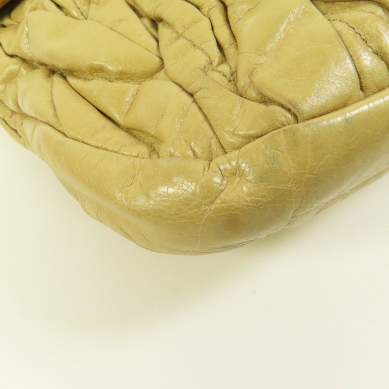 Miu Miu 牛皮皮革2 Way Shoulder金扣手挽肩背兩用袋-15