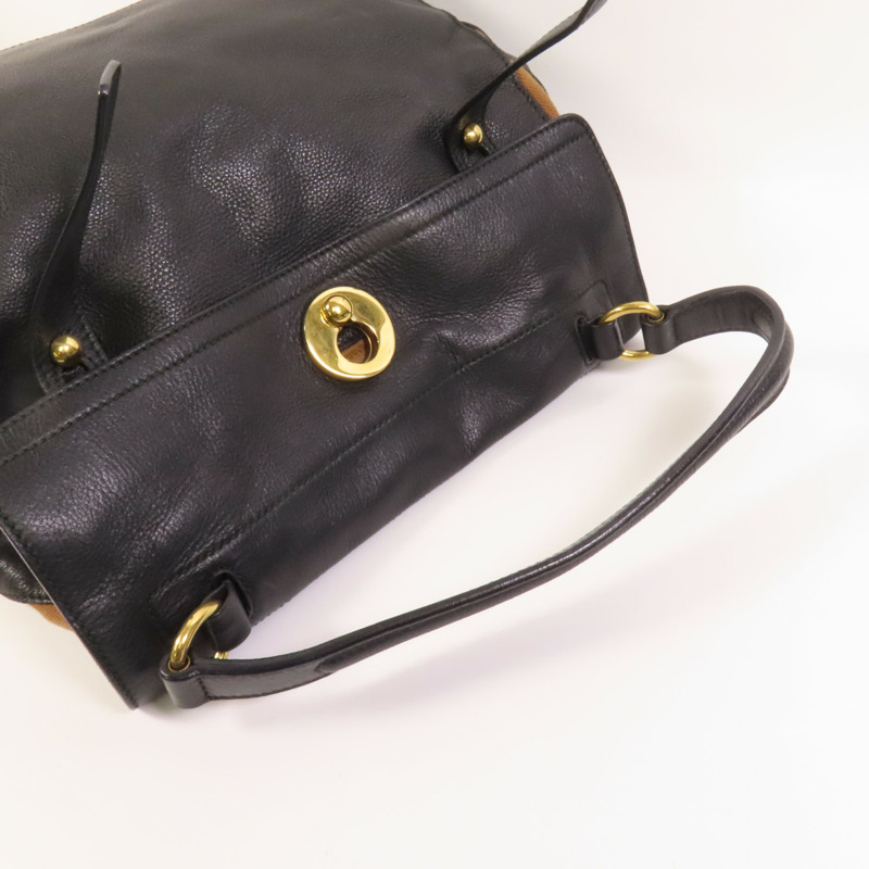 YVES SAINT LAURENT 牛皮皮革Muse Two金扣手挽袋-4