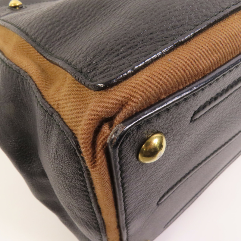 YVES SAINT LAURENT 牛皮皮革Muse Two金扣手挽袋-9