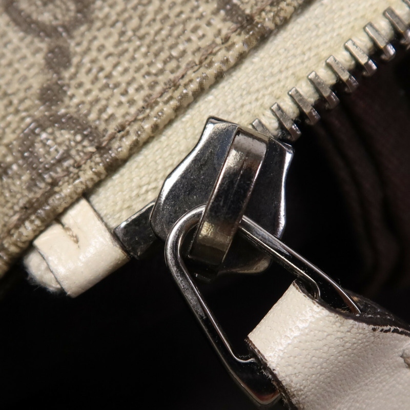 GUCCI 塗層帆布GG Tote銀扣手挽袋-6