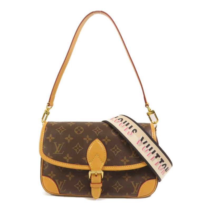 LOUIS VUITTON Monogram Diane金扣手挽肩背兩用袋-0