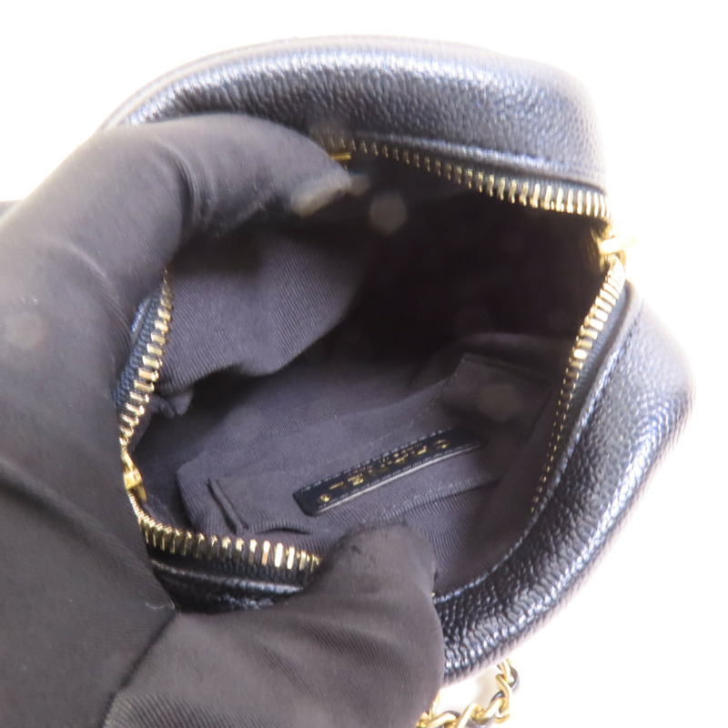 CHANEL 牛皮皮革Camera Bag金扣鏈帶肩背袋-5