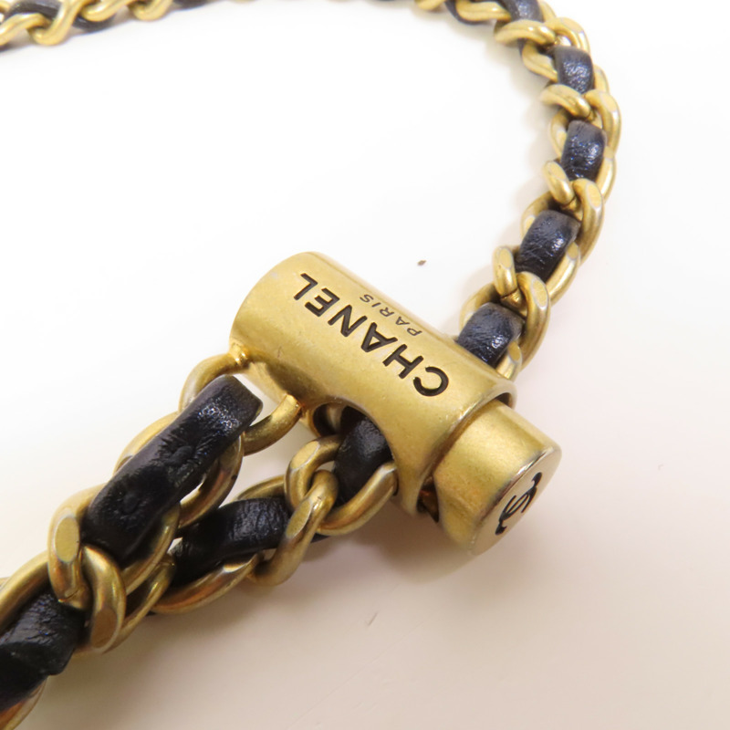 CHANEL 牛皮皮革Camera Bag金扣鏈帶肩背袋-7