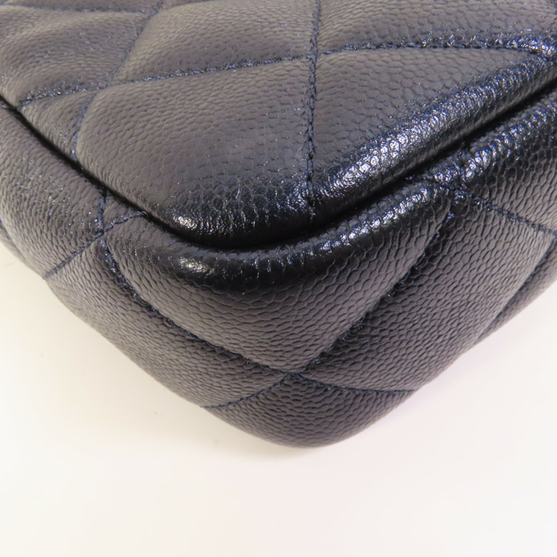 CHANEL 牛皮皮革Camera Bag金扣鏈帶肩背袋-12