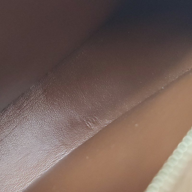 Celine CuirTriomphe牛皮純色凱旋門Logo斜挎包-8