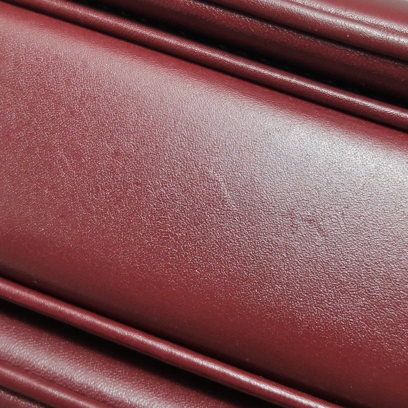 Celine C Bag中號牛皮純色金屬鎖扣單肩包-17