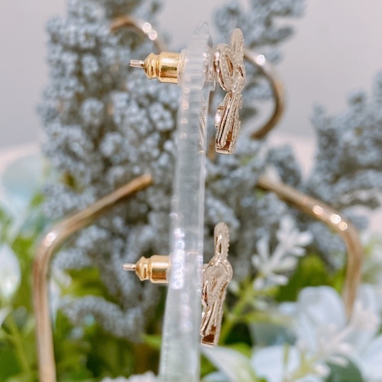 TK1915 CHANEL 1.4CM RIBBON WITH CC LOGO CRYSTAL X GHW [NEW]-8