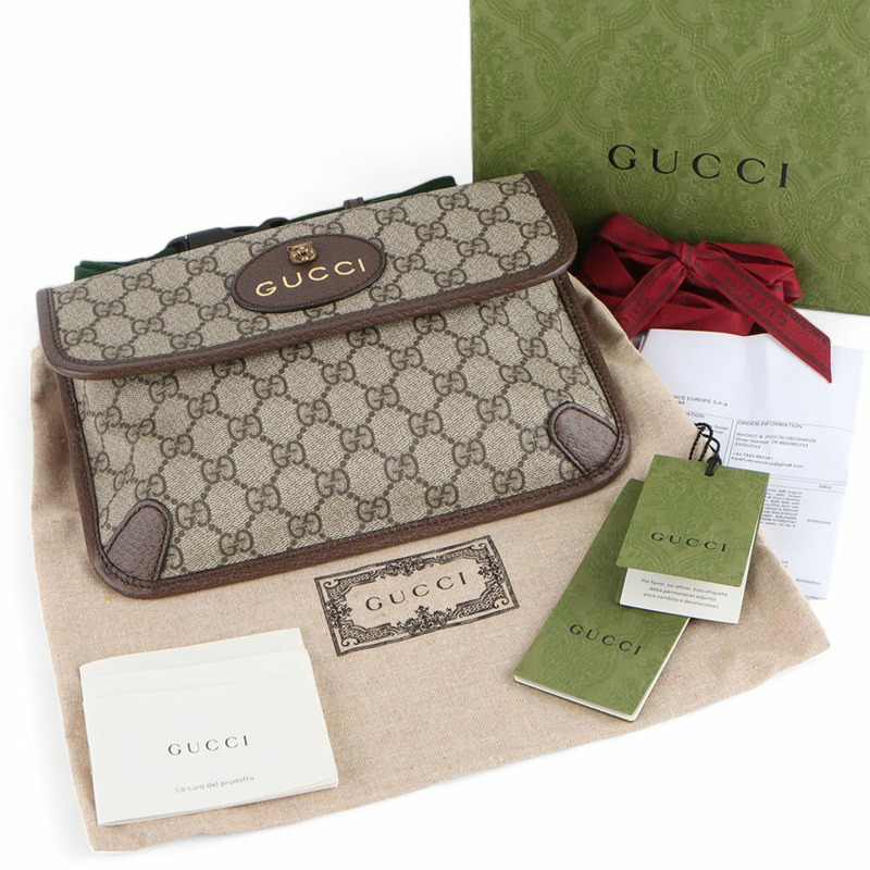 【包稅】GUCCI 493930 GG Supreme Neo Vintage 斜背包 32856--7