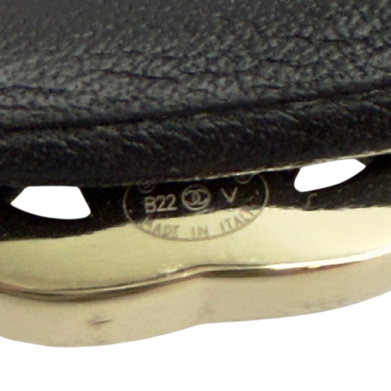 CHANEL CC 皮穿鏈 髮箍-11