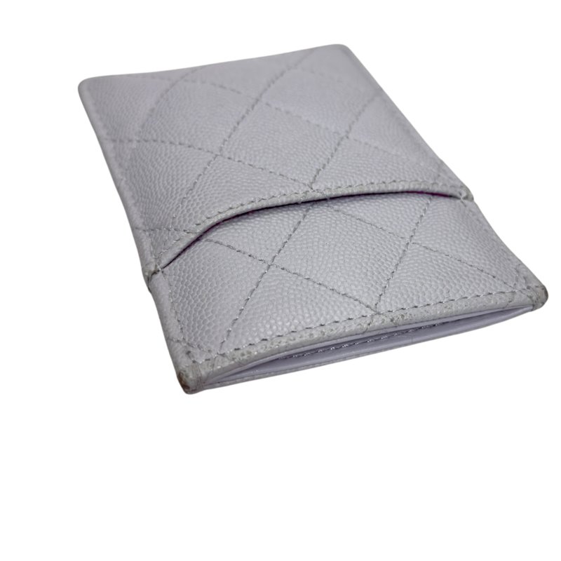 CHANEL CC 荔枝皮 卡包-10