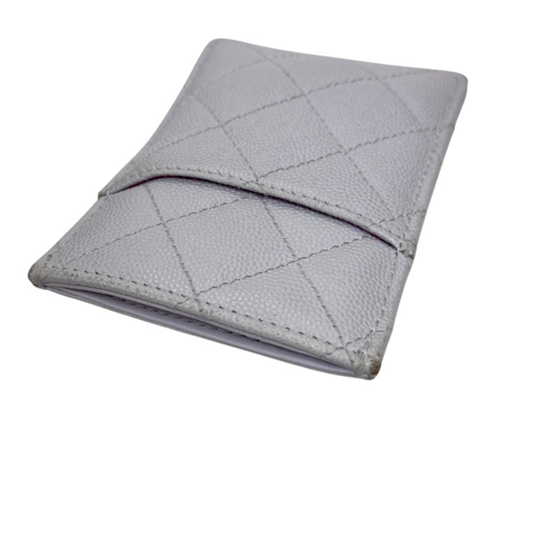 CHANEL CC 荔枝皮 卡包-11