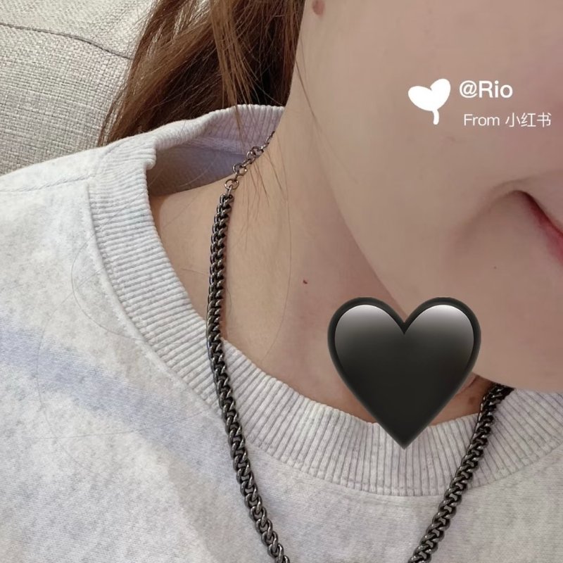 CHANEL 24A水鑽雙C項鍊 - So black-8