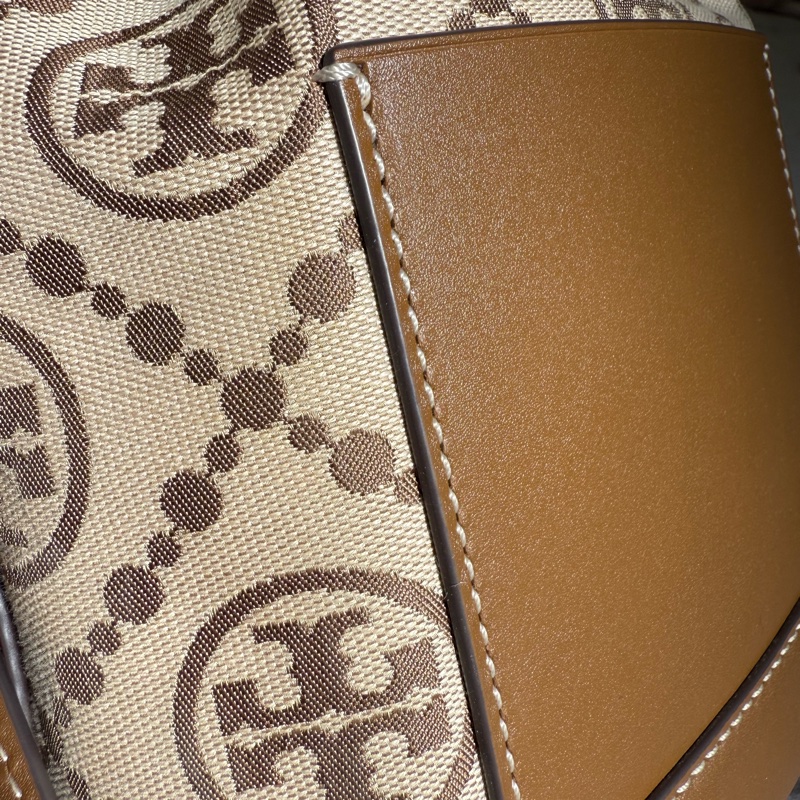 便宜賣 Tory Burch 咖啡色水桶包 狀況非常良好-9