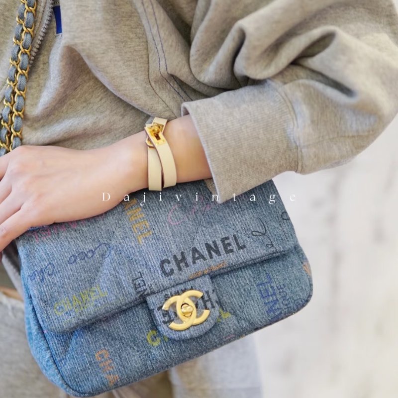 HERMES Mini kelly雙圈手環 - T1 奶昔白金 T-1