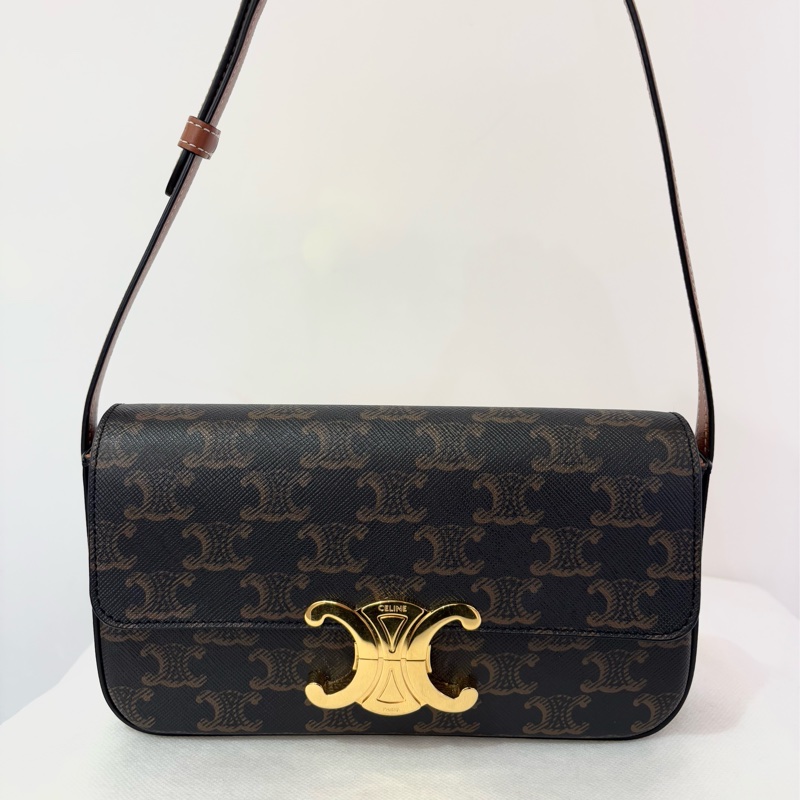 Celine字花凱旋門肩背包-0