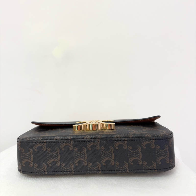 Celine字花凱旋門肩背包-3