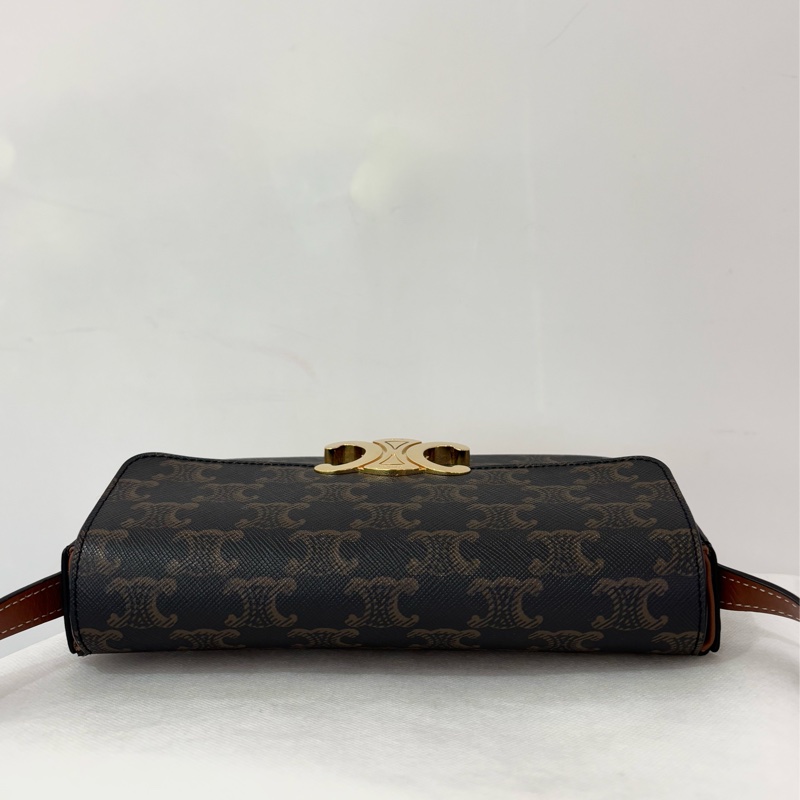 Celine字花凱旋門肩背包-5