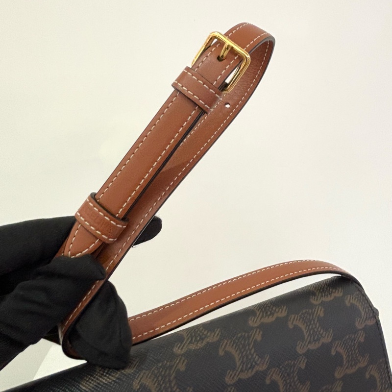 Celine字花凱旋門肩背包-9