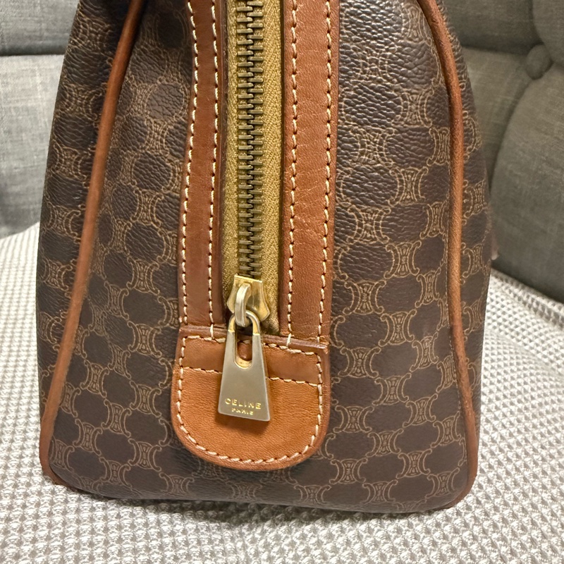 「中古」Celine復古波士頓包-10