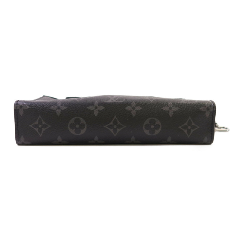 LOUIS VUITTON Monogram Eclipse Gastony銀扣肩背袋-3