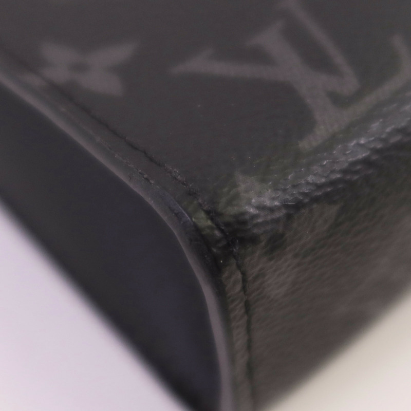 LOUIS VUITTON Monogram Eclipse Gastony銀扣肩背袋-5