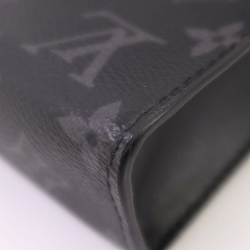 LOUIS VUITTON Monogram Eclipse Gastony銀扣肩背袋-8