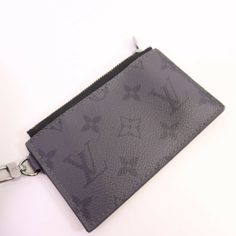 LOUIS VUITTON Monogram Eclipse Gastony銀扣肩背袋-11