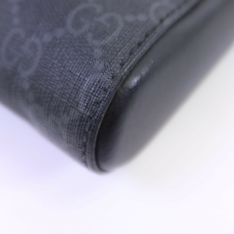 GUCCI 塗層帆布Messenger Bag銀扣肩背袋-6