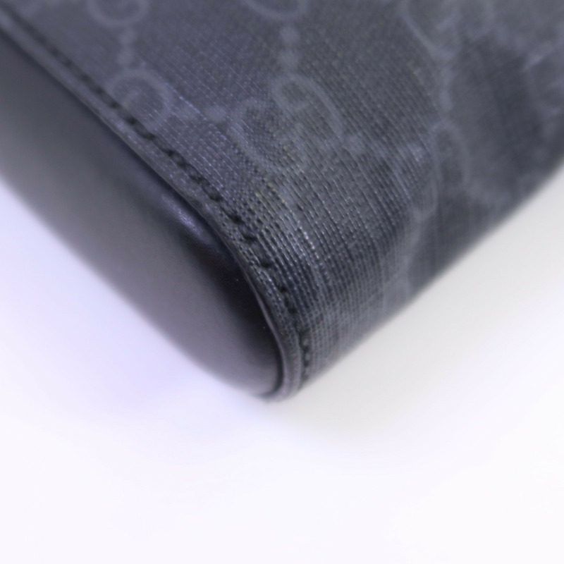 GUCCI 塗層帆布Messenger Bag銀扣肩背袋-7