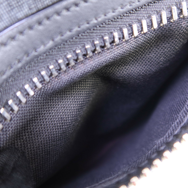 GUCCI 塗層帆布Messenger Bag銀扣肩背袋-15