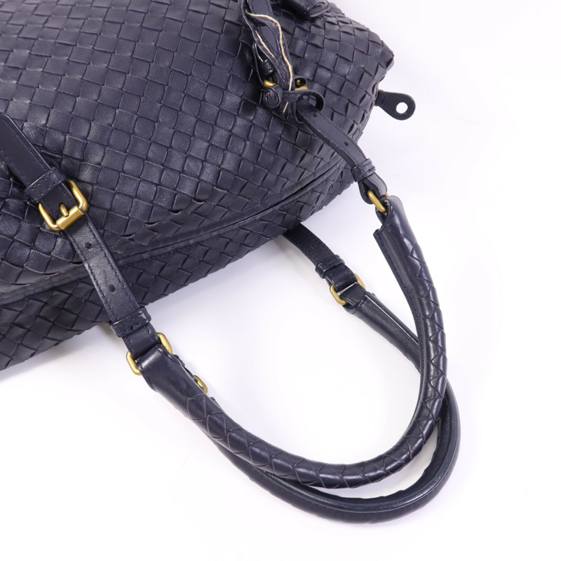 BOTTEGA VENETA 織紋皮革Shoulder Bag金扣肩背袋-8