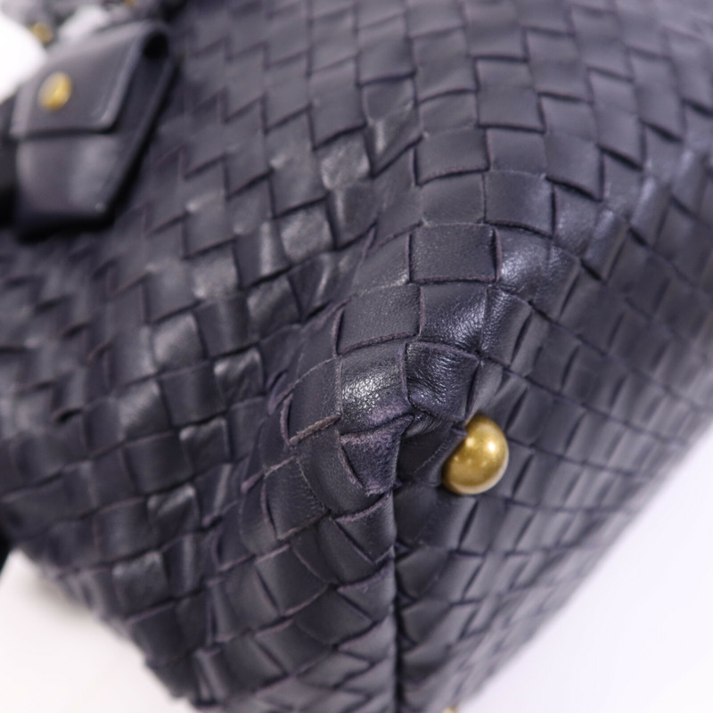 BOTTEGA VENETA 織紋皮革Shoulder Bag金扣肩背袋-11